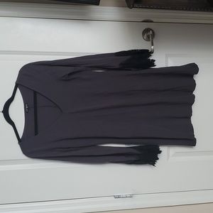 Express Swing dress with lace bell sleeves